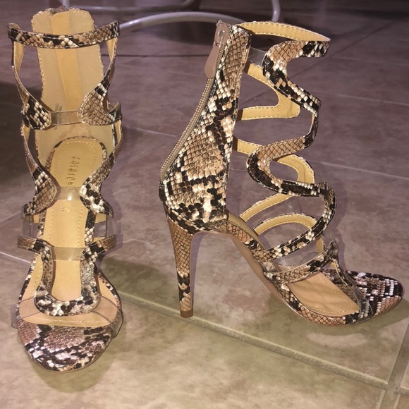 Fashion Nova Shoes - Fashion Nova Snake Print Heels